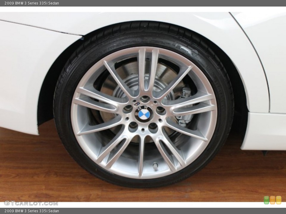 2009 BMW 3 Series 335i Sedan Wheel and Tire Photo #67600968
