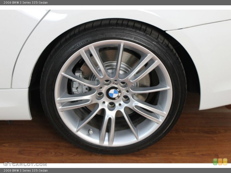 2009 BMW 3 Series 335i Sedan Wheel and Tire Photo #67600977