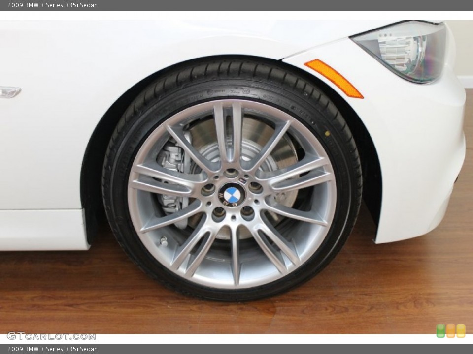 2009 BMW 3 Series 335i Sedan Wheel and Tire Photo #67600983