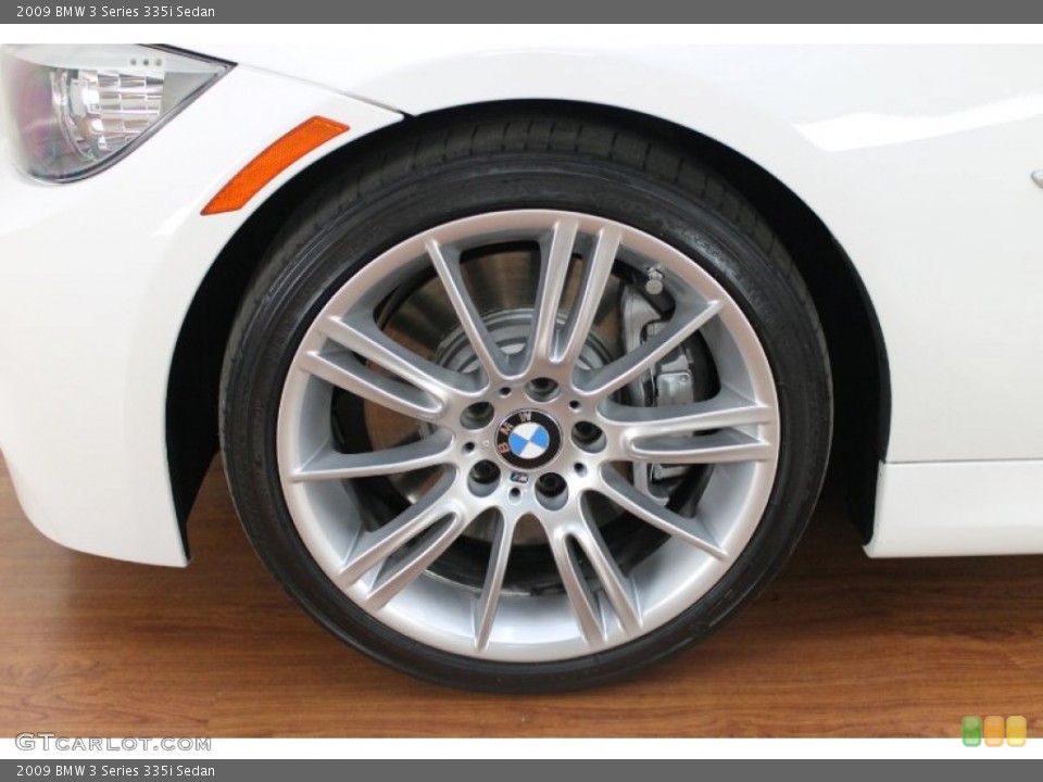 2009 BMW 3 Series 335i Sedan Wheel and Tire Photo #67600992