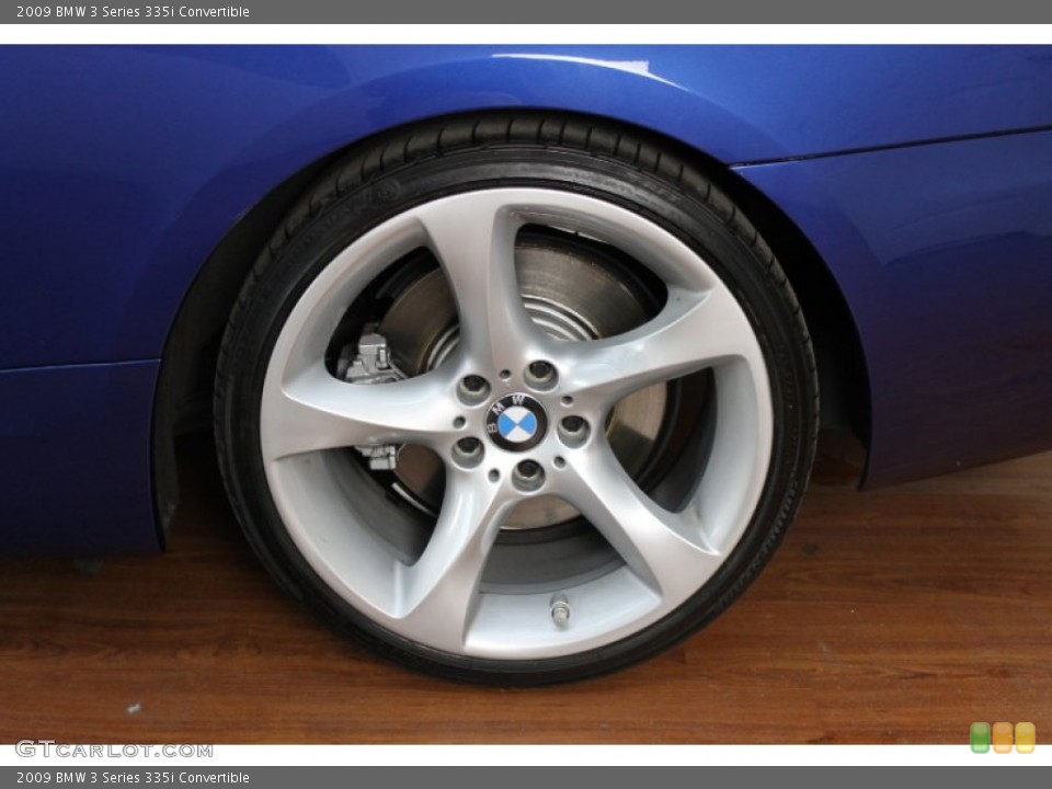 2009 BMW 3 Series 335i Convertible Wheel and Tire Photo #67602381