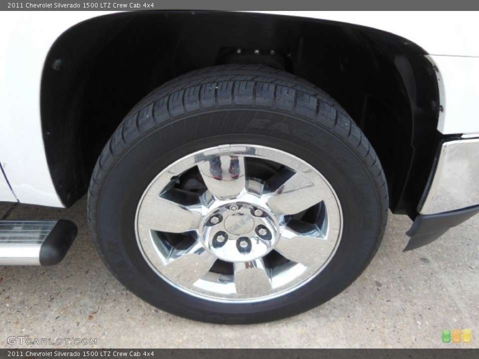 2011 Chevrolet Silverado 1500 LTZ Crew Cab 4x4 Wheel and Tire Photo #67604876