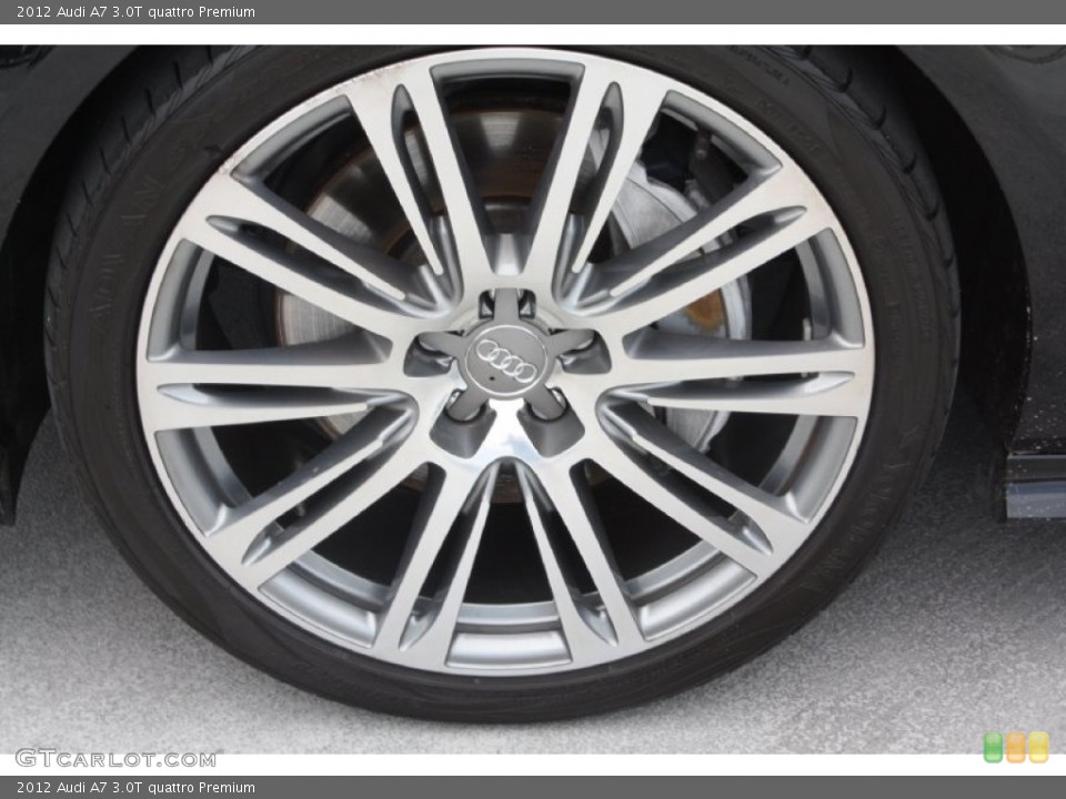 2012 Audi A7 3.0T quattro Premium Wheel and Tire Photo #67605342