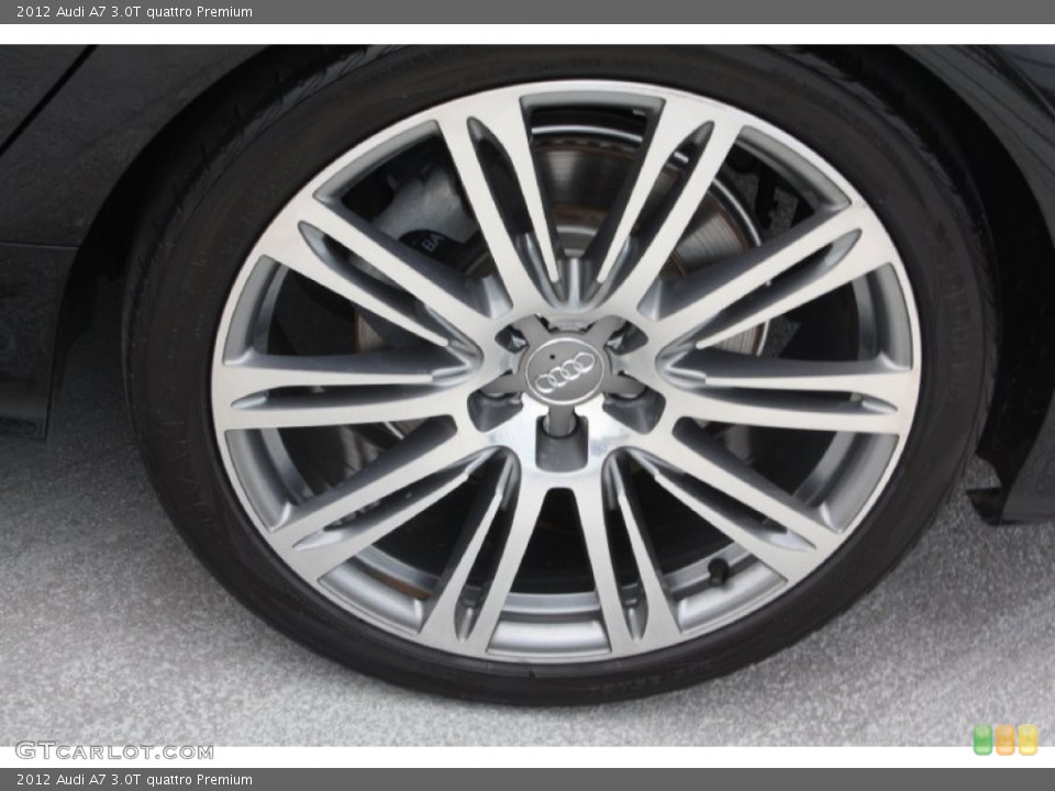2012 Audi A7 3.0T quattro Premium Wheel and Tire Photo #67605354