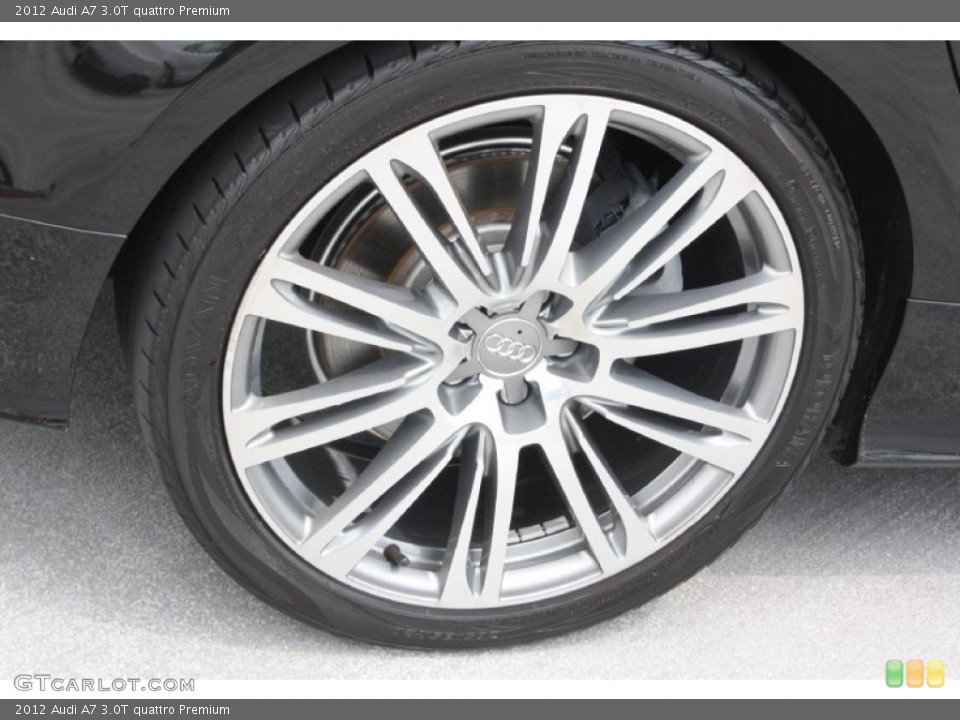 2012 Audi A7 3.0T quattro Premium Wheel and Tire Photo #67605396