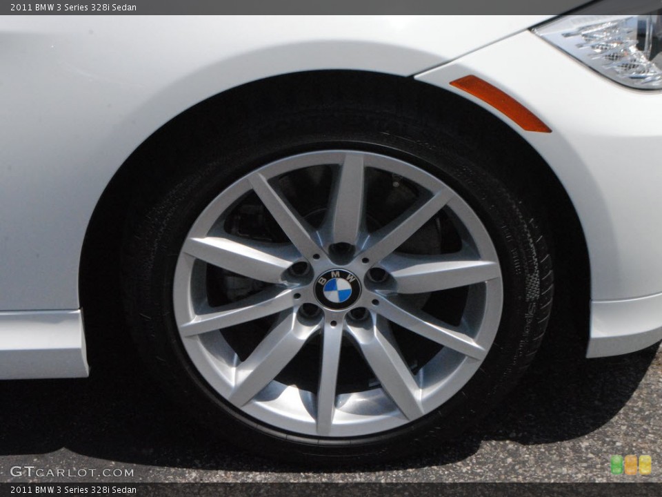 2011 BMW 3 Series 328i Sedan Wheel and Tire Photo #67613394