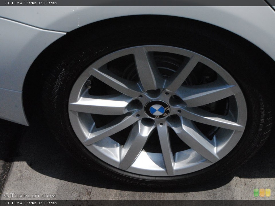 2011 BMW 3 Series 328i Sedan Wheel and Tire Photo #67613451