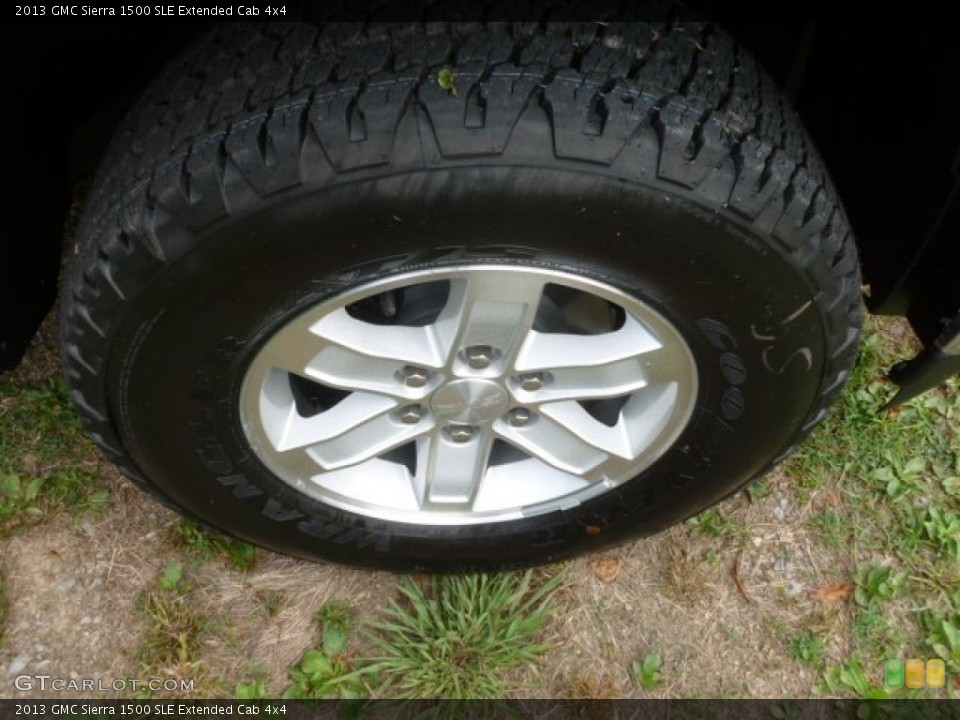 2013 GMC Sierra 1500 SLE Extended Cab 4x4 Wheel and Tire Photo #67615404