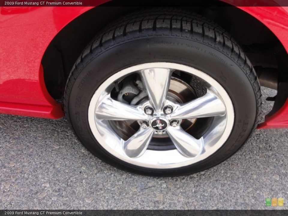 2009 Ford Mustang GT Premium Convertible Wheel and Tire Photo #67619646