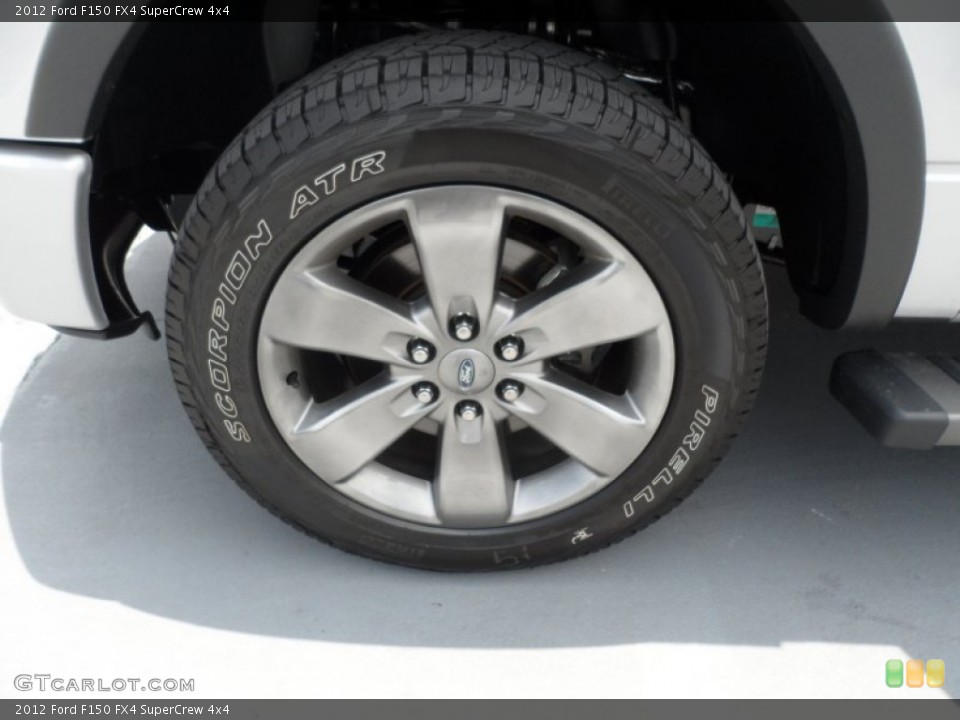 2012 Ford F150 FX4 SuperCrew 4x4 Wheel and Tire Photo #67620264