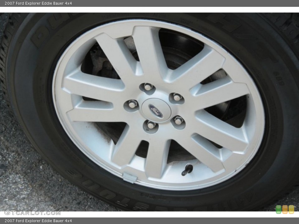 2007 Ford Explorer Eddie Bauer 4x4 Wheel and Tire Photo #67628754