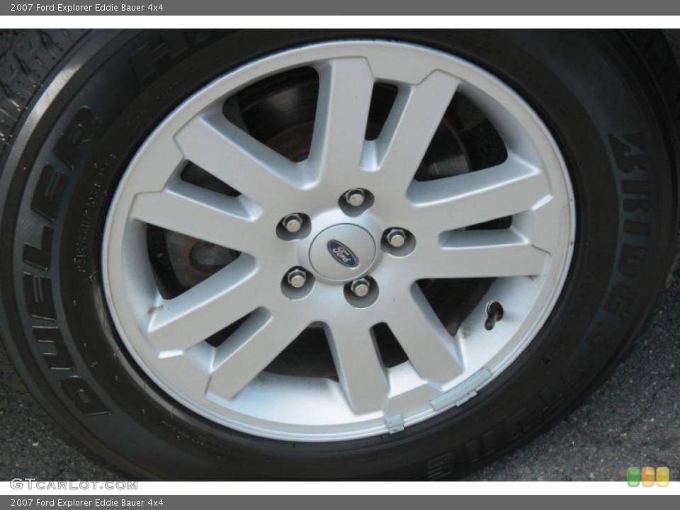 2007 Ford Explorer Eddie Bauer 4x4 Wheel and Tire Photo #67628763