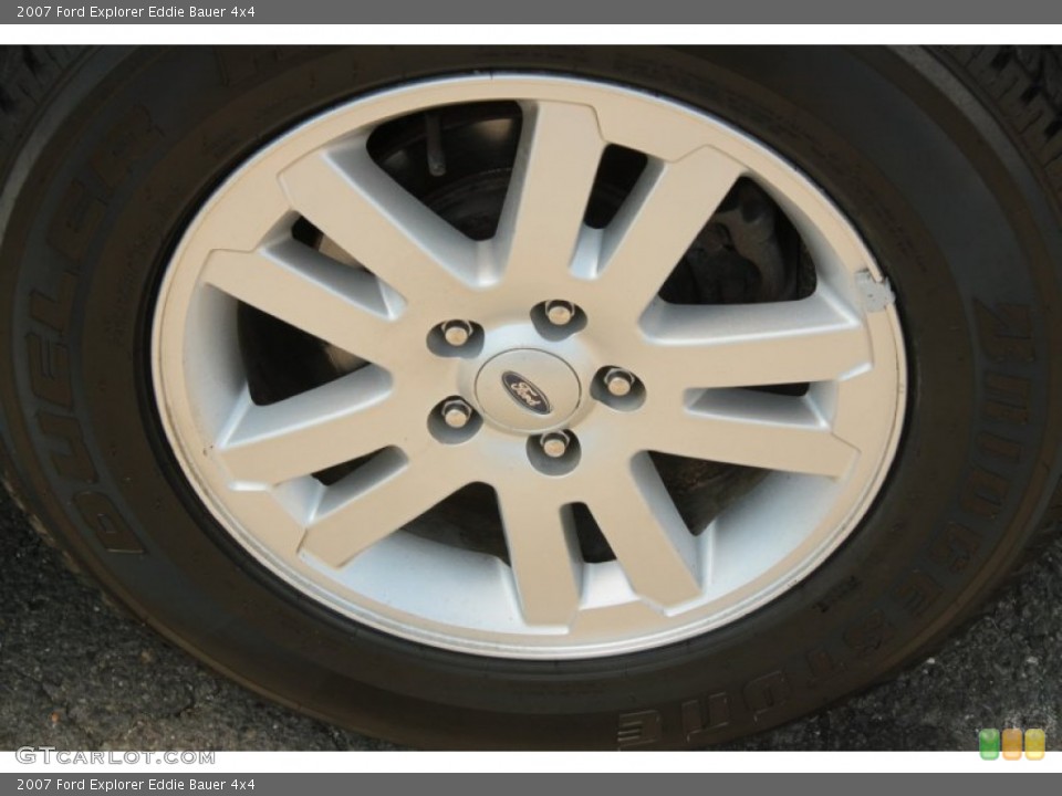 2007 Ford Explorer Eddie Bauer 4x4 Wheel and Tire Photo #67628772
