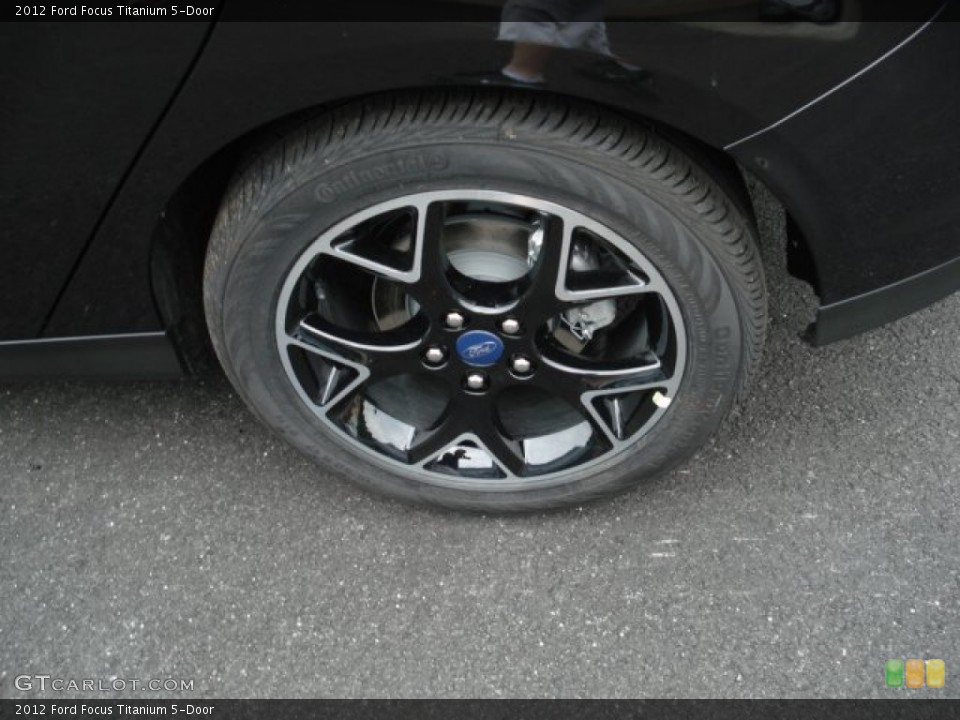 2012 Ford Focus Titanium 5-Door Wheel and Tire Photo #67629399