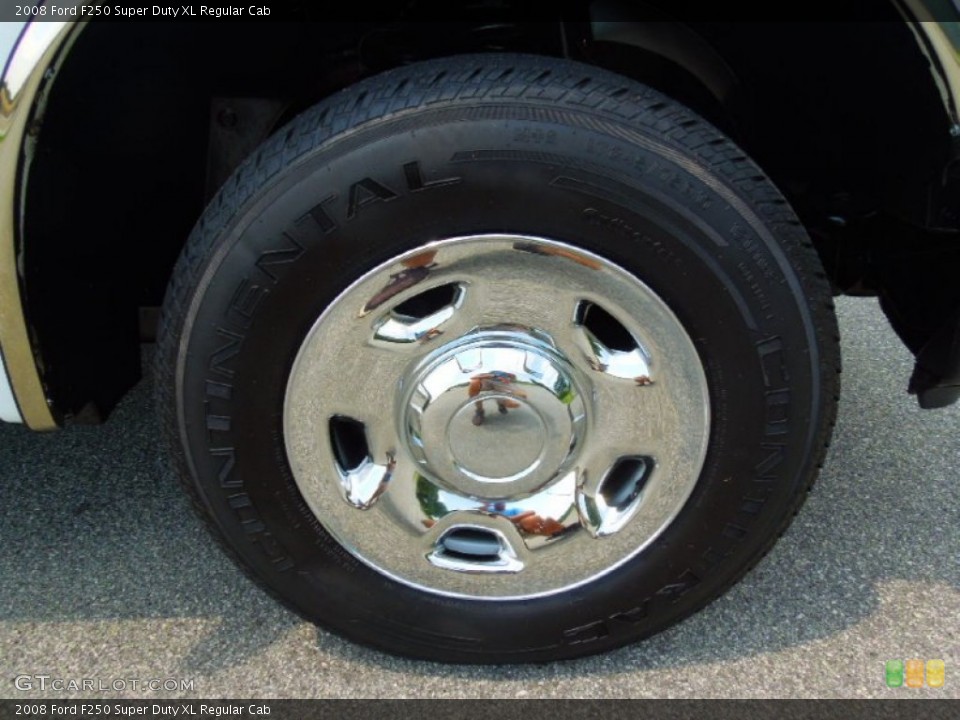 2008 Ford F250 Super Duty XL Regular Cab Wheel and Tire Photo #67630938
