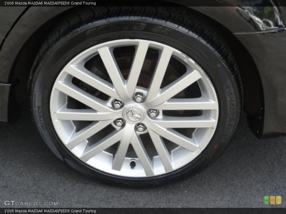 2006 Mazda MAZDA6 MAZDASPEED6 Grand Touring Wheel and Tire Photo #67632159