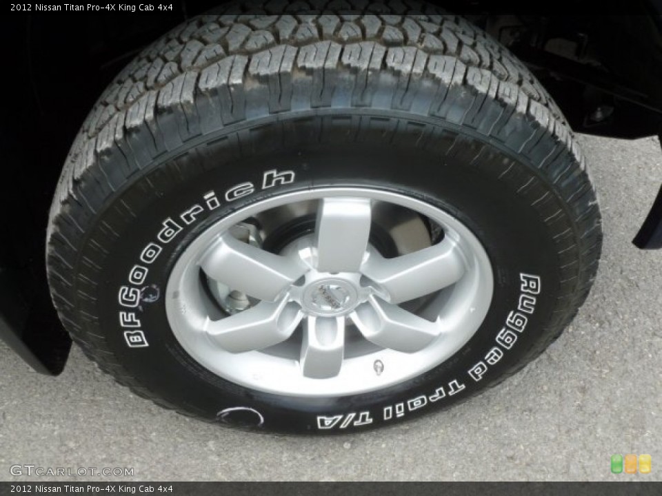 2012 Nissan Titan Pro-4X King Cab 4x4 Wheel and Tire Photo #67633071