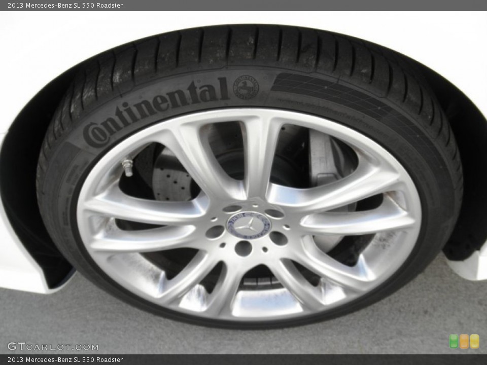 2013 Mercedes-Benz SL 550 Roadster Wheel and Tire Photo #67636791