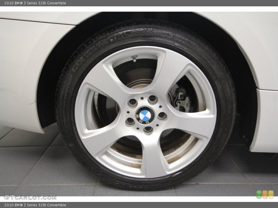 2010 BMW 3 Series 328i Convertible Wheel and Tire Photo #67643574