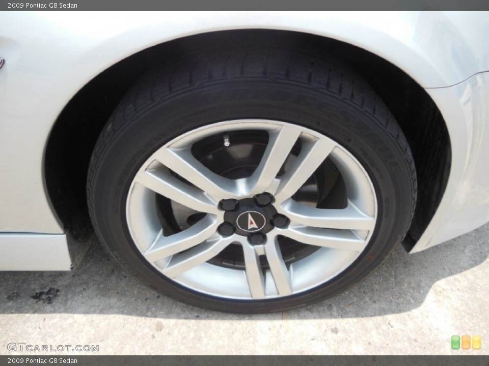 2009 Pontiac G8 Sedan Wheel and Tire Photo #67650208