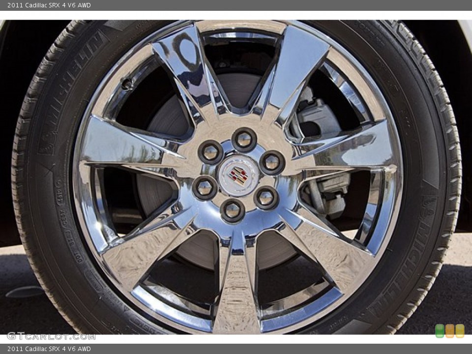 2011 Cadillac SRX 4 V6 AWD Wheel and Tire Photo #67653664