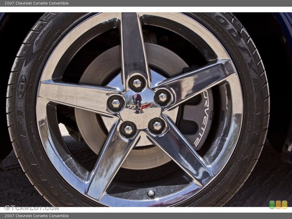 2007 Chevrolet Corvette Convertible Wheel and Tire Photo #67654282