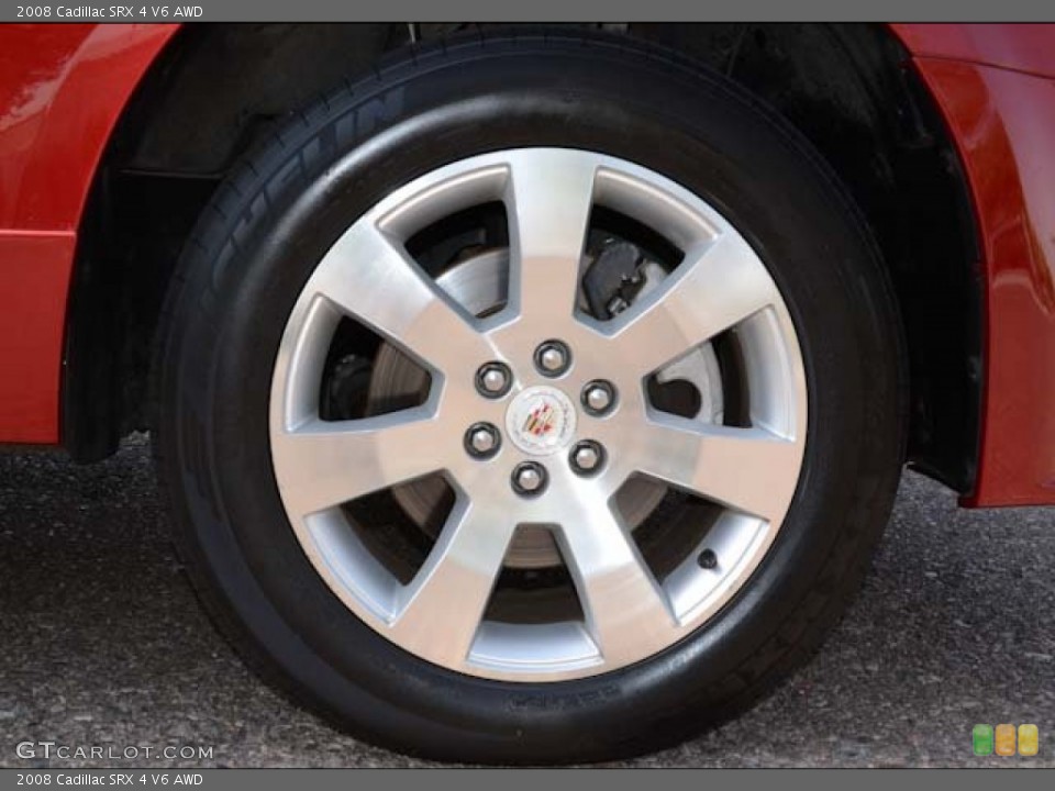 2008 Cadillac SRX 4 V6 AWD Wheel and Tire Photo #67659118