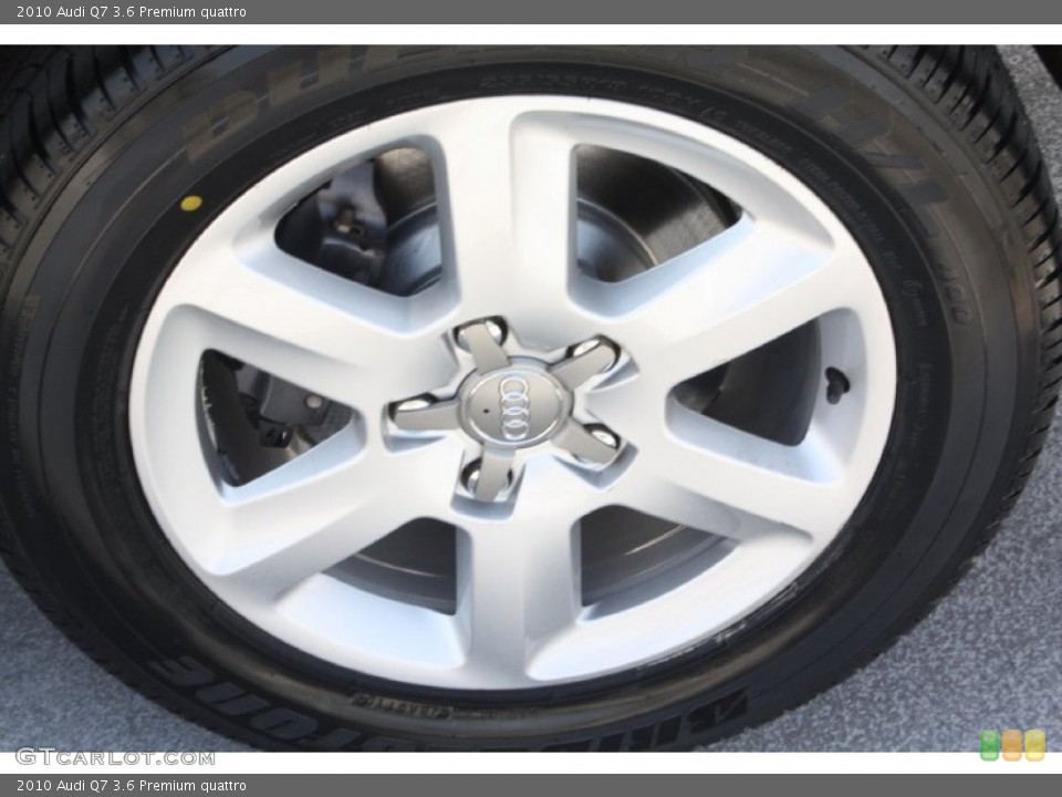 2010 Audi Q7 3.6 Premium quattro Wheel and Tire Photo #67660300