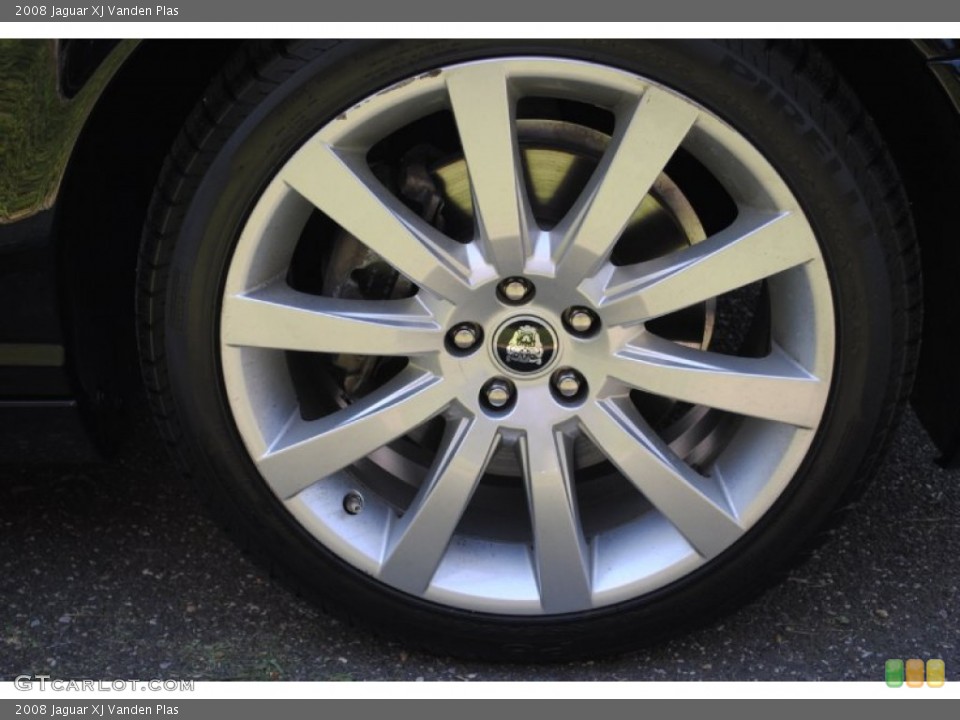 2008 Jaguar XJ Vanden Plas Wheel and Tire Photo #67661260