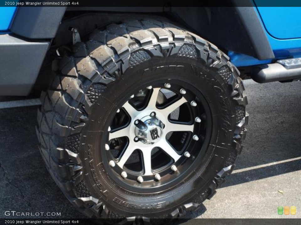 2010 Jeep Wrangler Unlimited Custom Wheel and Tire Photo #67674469