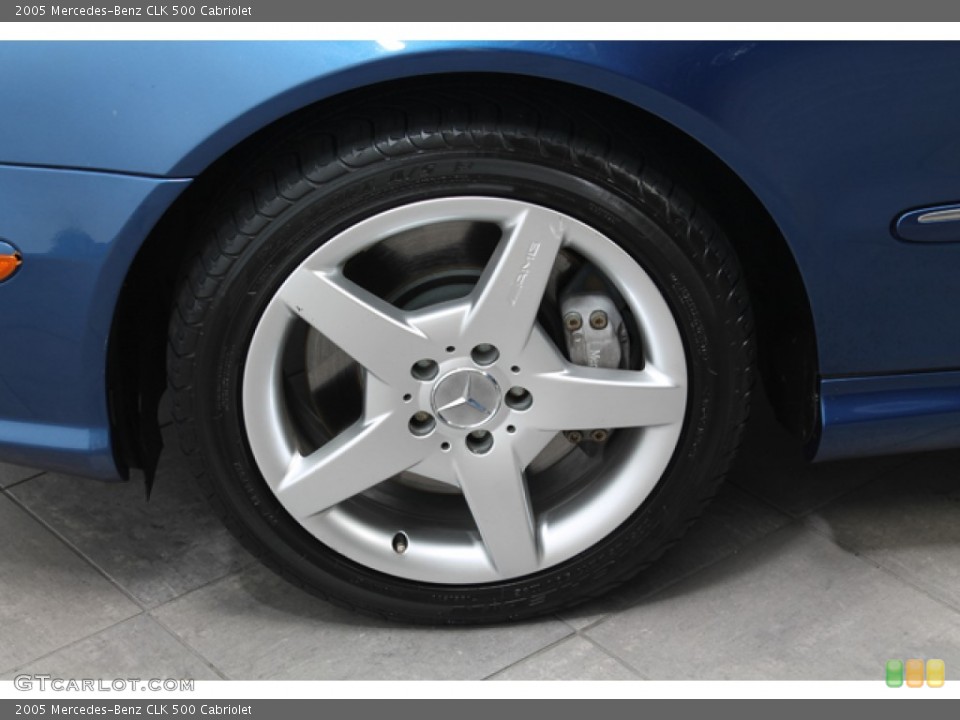 2005 Mercedes-Benz CLK 500 Cabriolet Wheel and Tire Photo #67675987