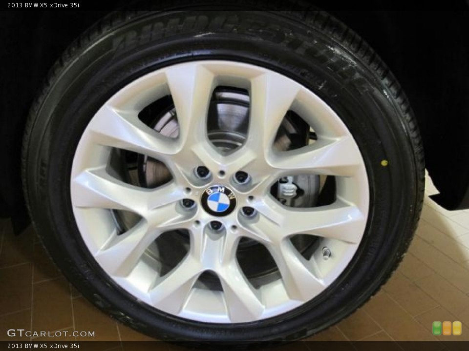 2013 BMW X5 xDrive 35i Wheel and Tire Photo #67678366