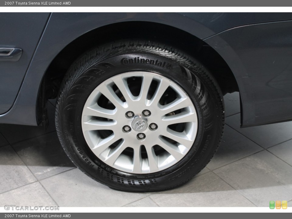 2007 Toyota Sienna XLE Limited AWD Wheel and Tire Photo #67678966