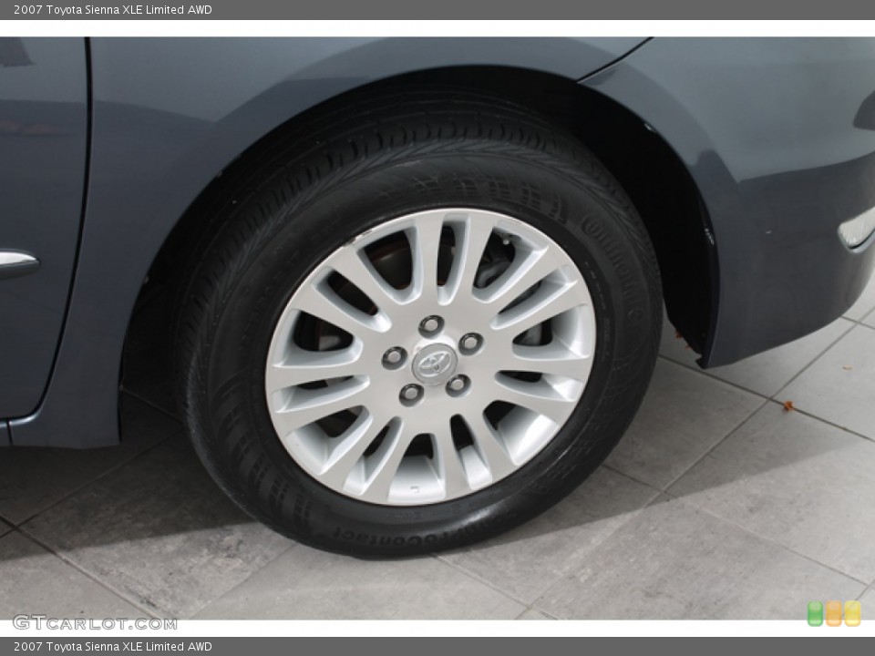 2007 Toyota Sienna XLE Limited AWD Wheel and Tire Photo #67678996