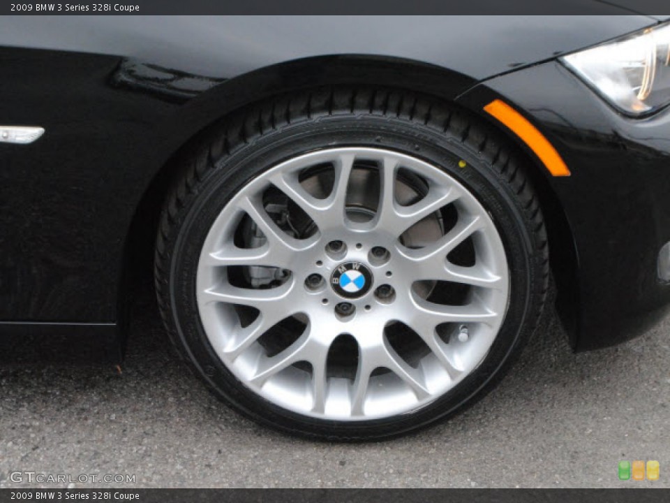 2009 BMW 3 Series 328i Coupe Wheel and Tire Photo #67680916