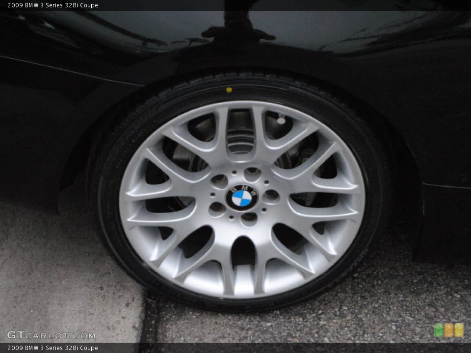 2009 BMW 3 Series 328i Coupe Wheel and Tire Photo #67680961