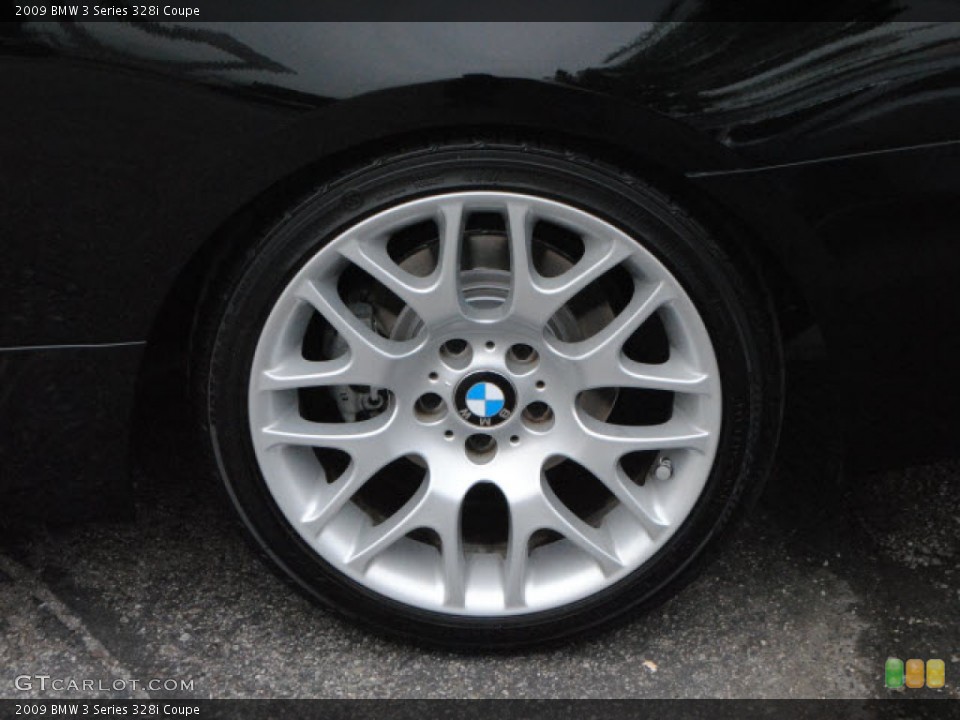 2009 BMW 3 Series 328i Coupe Wheel and Tire Photo #67680988