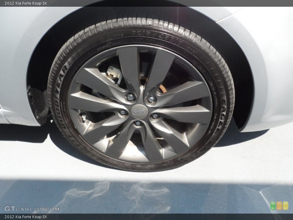 2012 Kia Forte Koup SX Wheel and Tire Photo #67685136