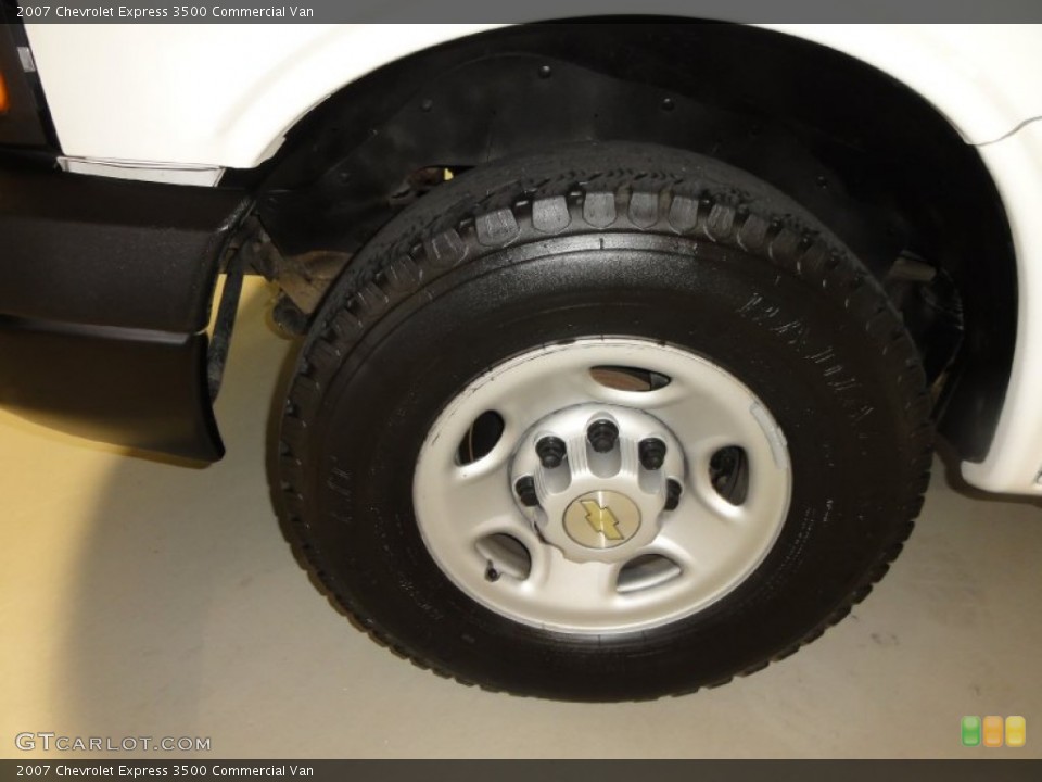 2007 Chevrolet Express 3500 Commercial Van Wheel and Tire Photo #67686721