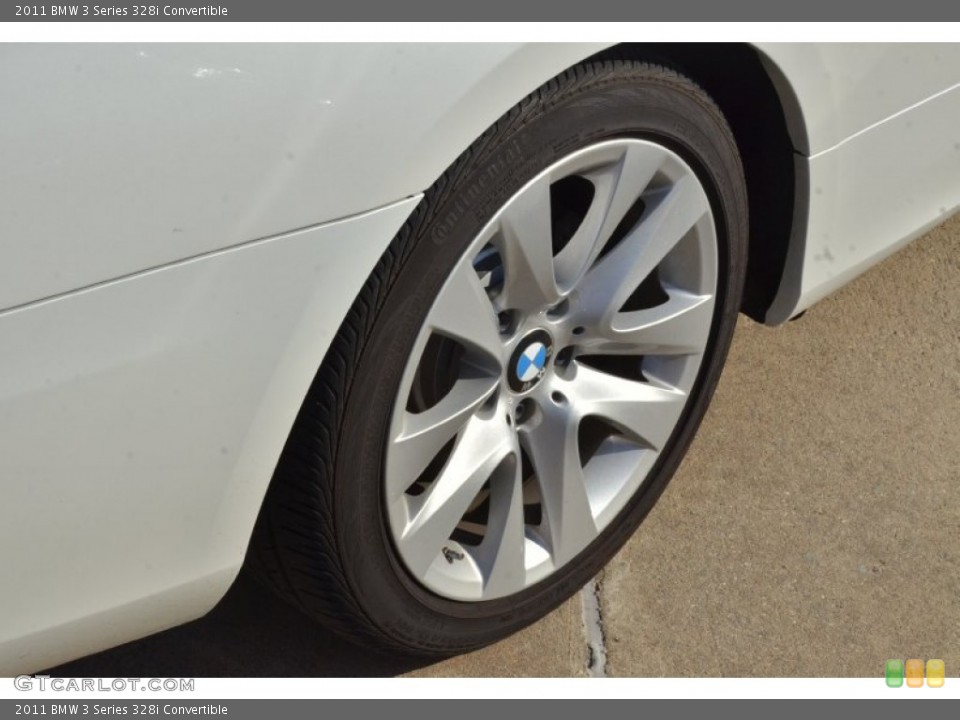 2011 BMW 3 Series 328i Convertible Wheel and Tire Photo #67698478