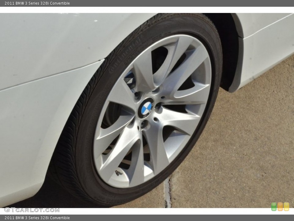 2011 BMW 3 Series 328i Convertible Wheel and Tire Photo #67698676