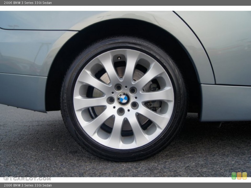 2006 BMW 3 Series 330i Sedan Wheel and Tire Photo #67701034