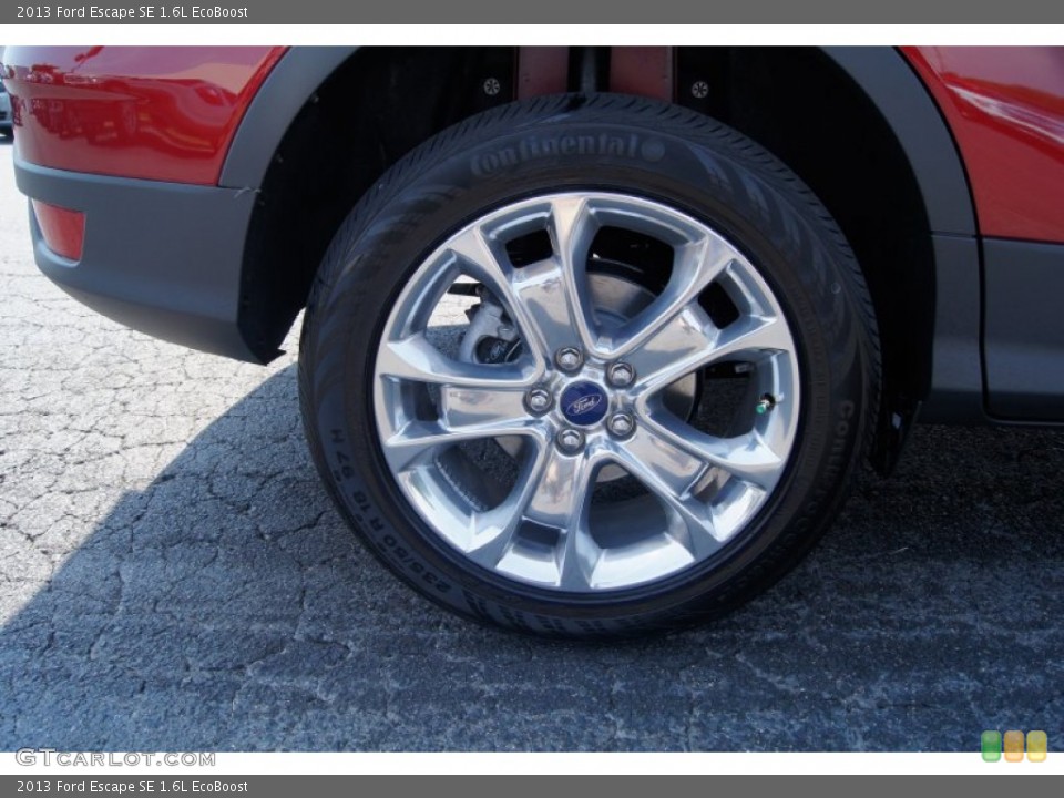 2013 Ford Escape SE 1.6L EcoBoost Wheel and Tire Photo #67702645