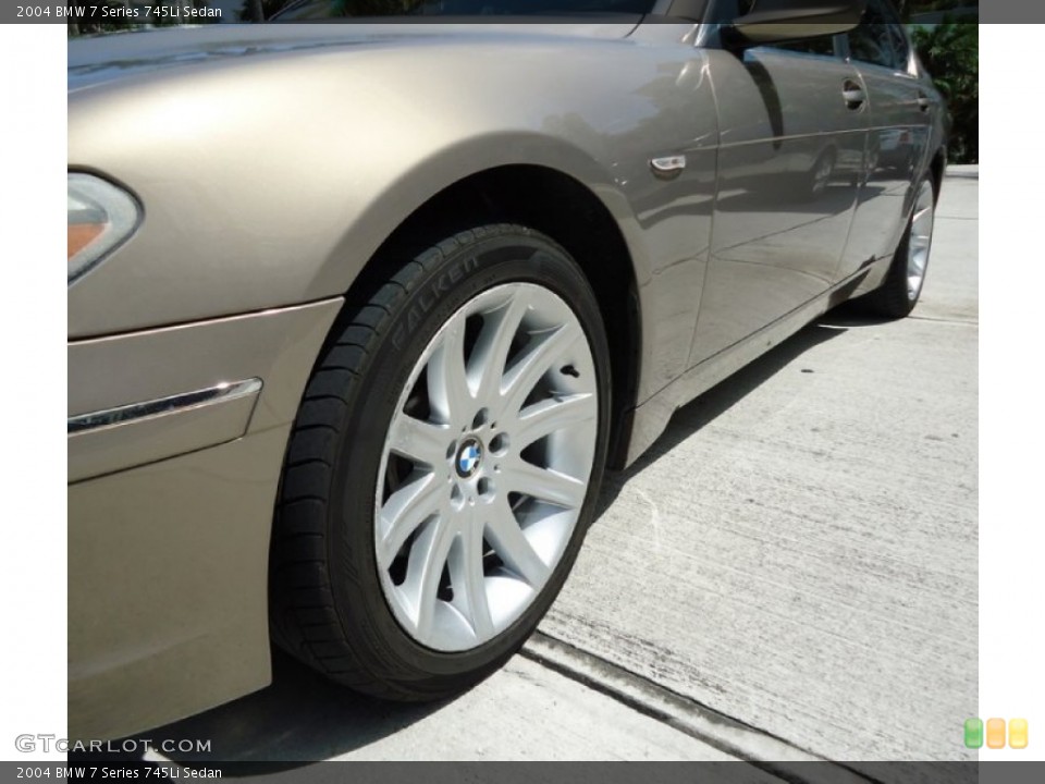 2004 BMW 7 Series 745Li Sedan Wheel and Tire Photo #67722260