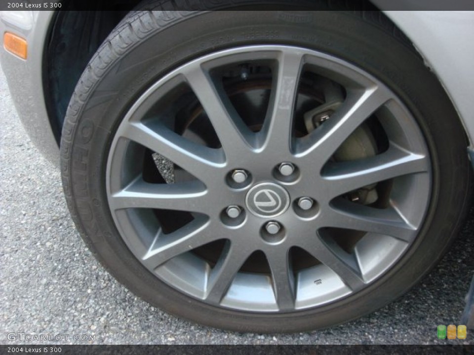 2004 Lexus IS 300 Wheel and Tire Photo #67731026