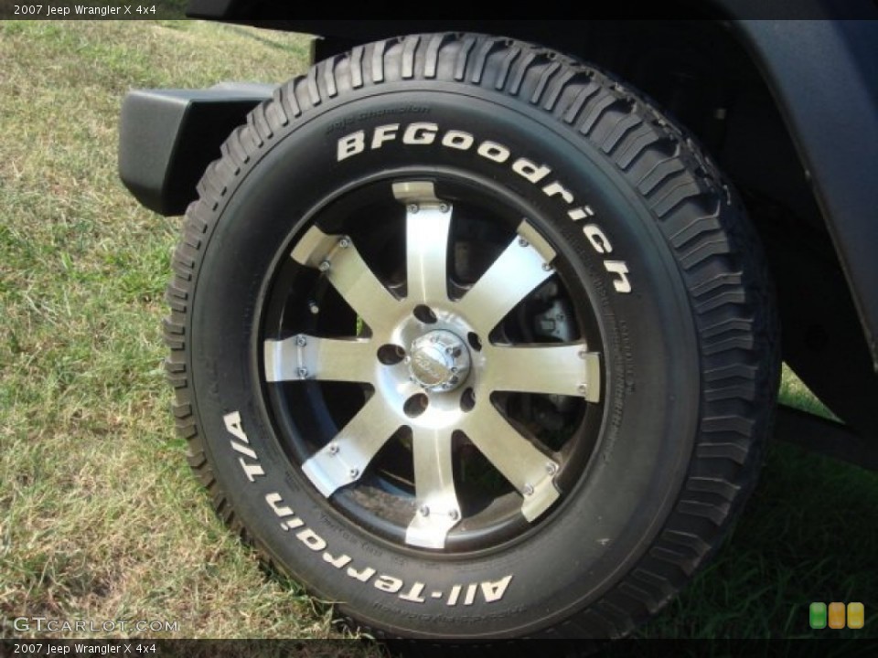 2007 Jeep Wrangler Custom Wheel and Tire Photo #67734998