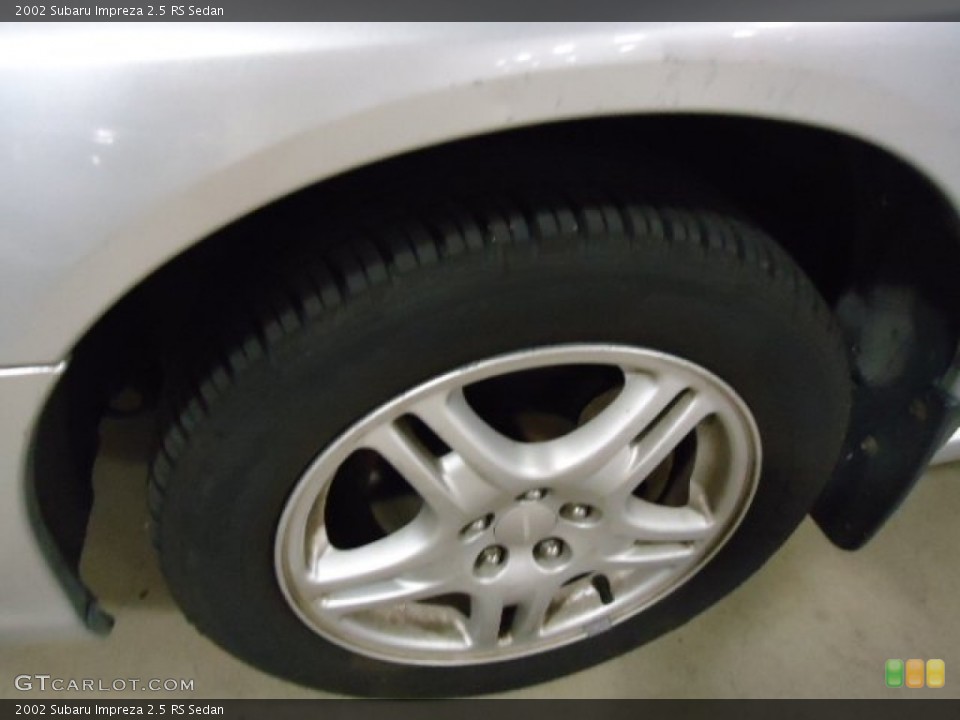 2002 Subaru Impreza 2.5 RS Sedan Wheel and Tire Photo #67735749