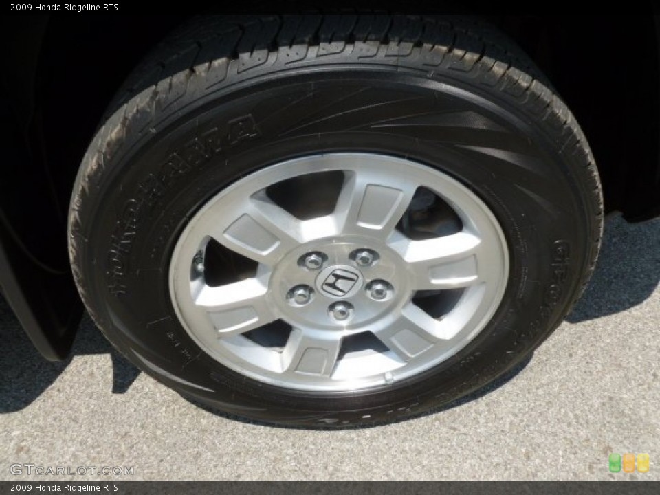2009 Honda Ridgeline RTS Wheel and Tire Photo #67747859