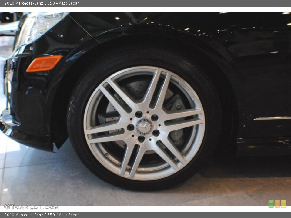 2010 Mercedes-Benz E 550 4Matic Sedan Wheel and Tire Photo #67748258