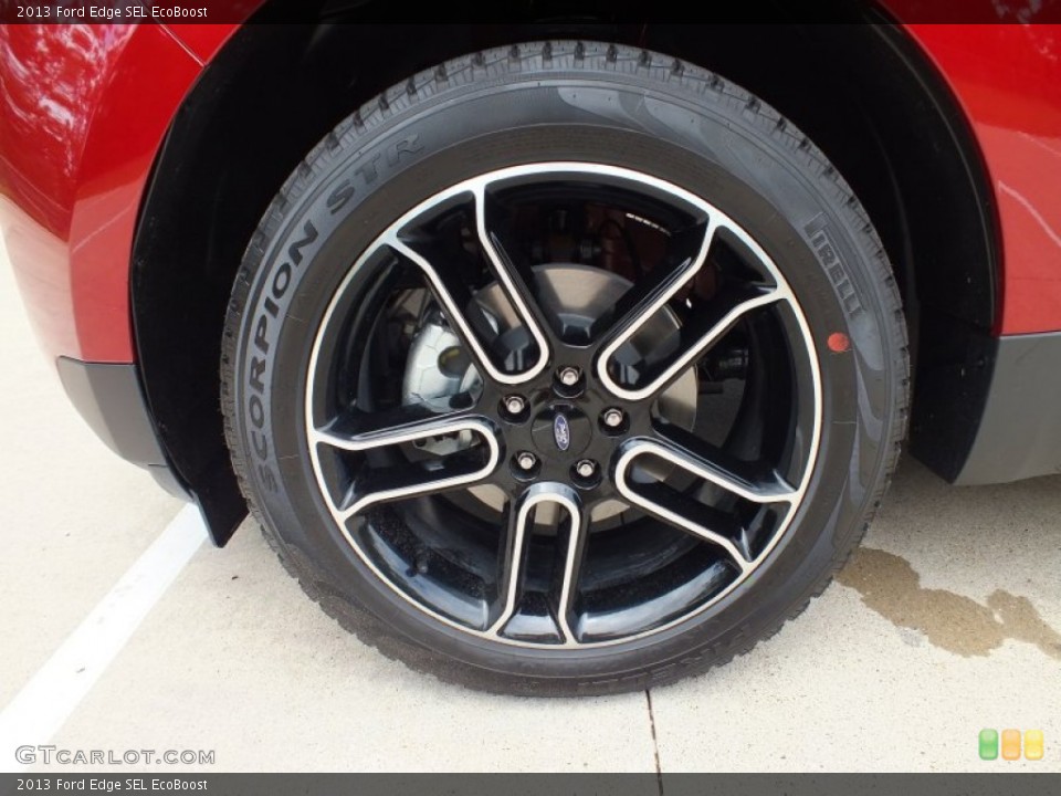 2013 Ford Edge SEL EcoBoost Wheel and Tire Photo #67752905